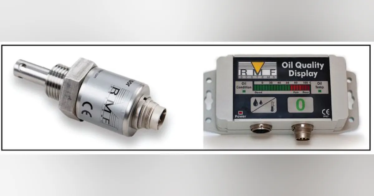 Oil Control Sensor Sensor monitors hydraulic oil quality | Power & Motion Tech