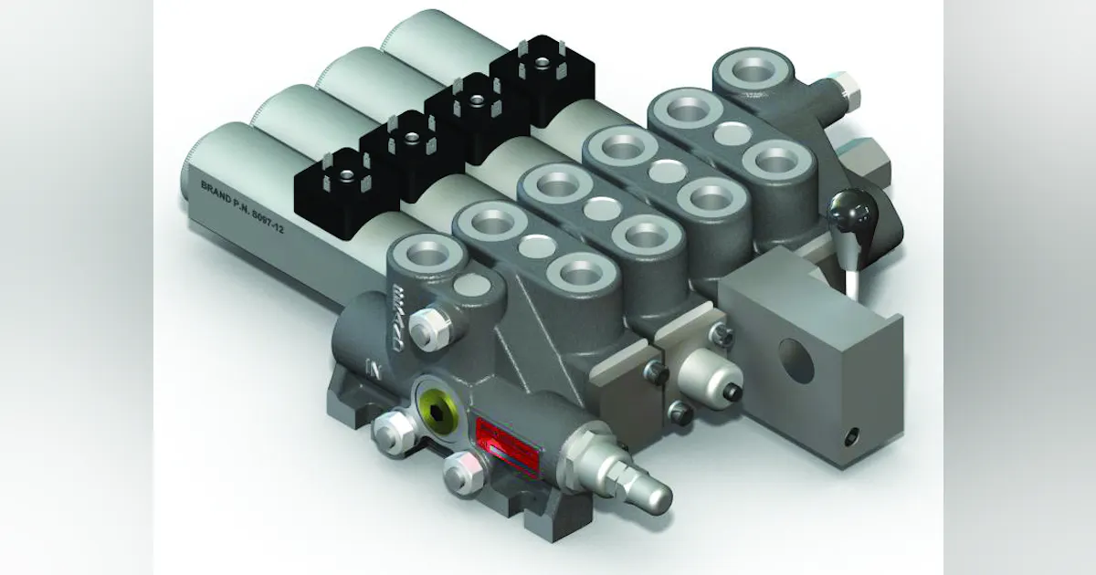 Stackable Valve Nut Stackable Hydraulic Directional Valves | Power & Motion Tech