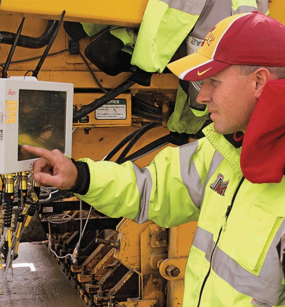 Slipform paver has all the smarts | Power & Motion