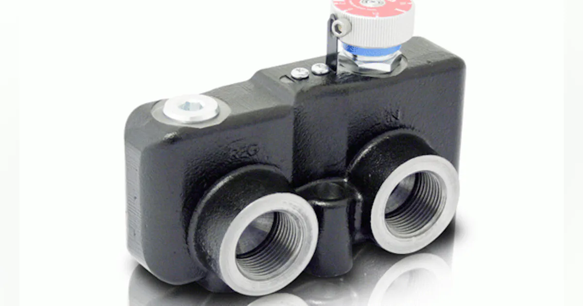 In Line Flow Control Valve In-line flow-control valve | Power & Motion Tech