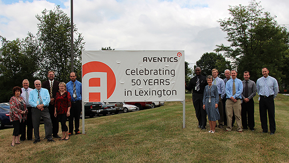 Aventics Celebrates 50 Years at Lexington Headquarters Power & Motion
