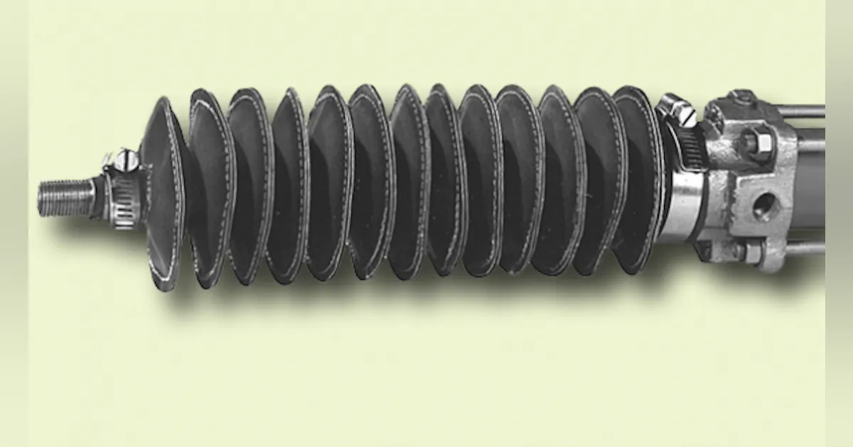 Boot Control Rod Protect Piston Rods with Boots and Bellows | Power & Motion Tech