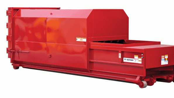 Trash Compactor is Designed for Efficiency Power & Motion