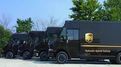 UPS delivery vehicles equipped with the Lightning Hybrids hydraulic Energy Recovery System (ERS) hit the road on September 26, 2016&mdash;just in time for the holiday rush. (Photo by Tyler Yadon, Lightning Hybrids)