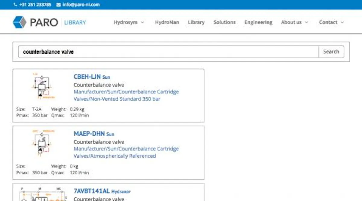 Component Library for Hydraulic-Schematic Software Offered for Free ...