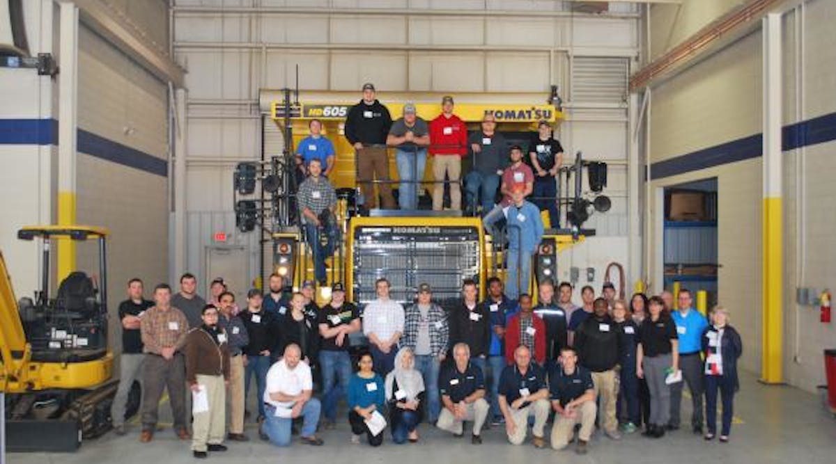 Students from three Atlanta universities participated at Komatsu America Corp.&apos;s educational session, where they could operate state-of-the-art machinery.