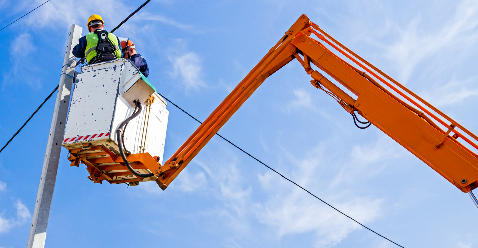 Working on power line