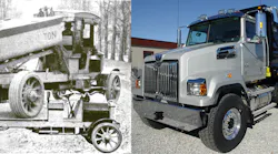 Old and new trucks