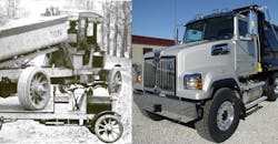 Old and new trucks Old and new trucks