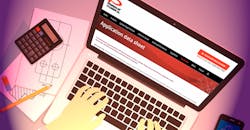 Typing on laptop Typing on laptop