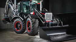 Huddig's loader backhoe