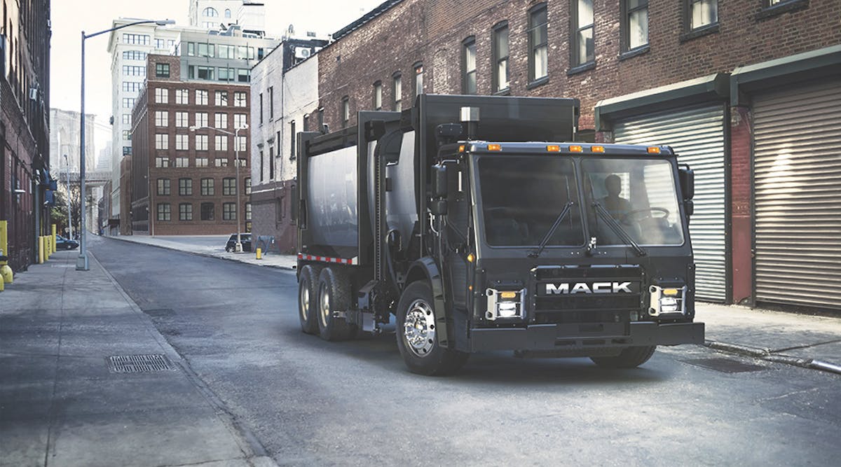 Mack Trucks plans on introducing the first all-electric refuse truck for service in New York City next year. The vehicle&rsquo;s hydraulic system will be driven by an electric motor powered from the truck&rsquo;s lithium-ion batteries.