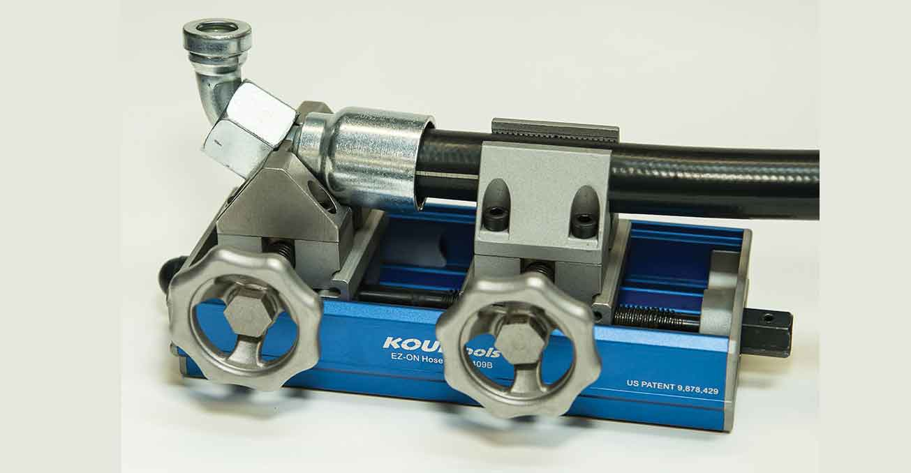 The 409B EZ-ON hose press