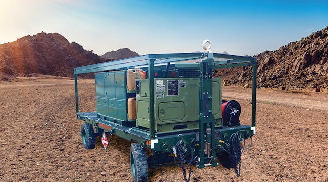 Growler Manufacturing&rsquo;s A/M32K-10 munitions trailer uses a Doering piloted air valve to ensure reliable operation of its air-over-hydraulic brake system.