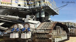 NASA’s original crawler transporter for spacecraft was originally designed and manufactured more than 50 years ago. It had to be upgraded for moving modern spacecraft, which meant increasing its payload by 50%, improving its control, and reducing required maintenance. New jacking, elevating, and leveling cylinders were essential for these improvements. NASA’s original crawler transporter for spacecraft was originally designed and manufactured more than 50 years ago. It had to be upgraded for moving modern spacecraft, which meant increasing its payload by 50%, improving its control, and reducing required maintenance. New jacking, elevating, and leveling cylinders were essential for these improvements.