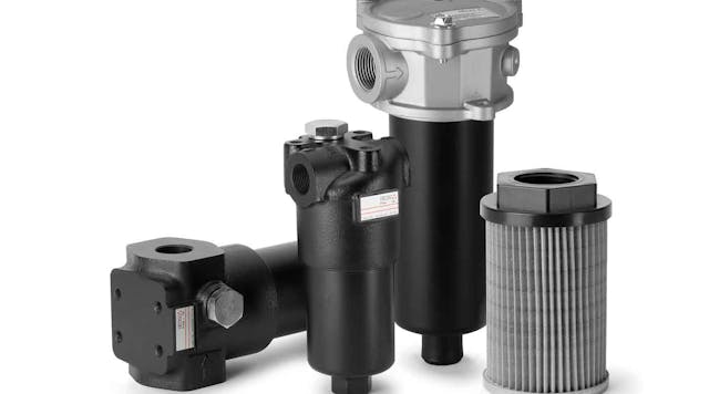 Atos SpA recently introduced a new line of in-line pressure and tank-top filters to its portfolio of hydraulic and electrohydraulic valves and pumps.