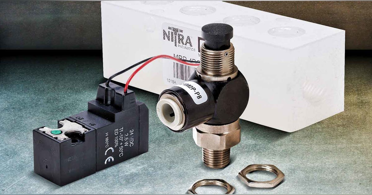 Miniature Solenoid Valves & Manifolds for Low Flows | Power & Motion Tech