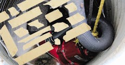 Tape and pump Tape and pump