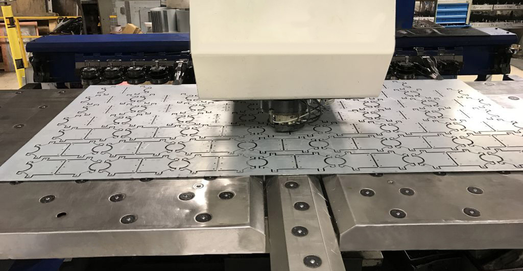 Sheet metal punching