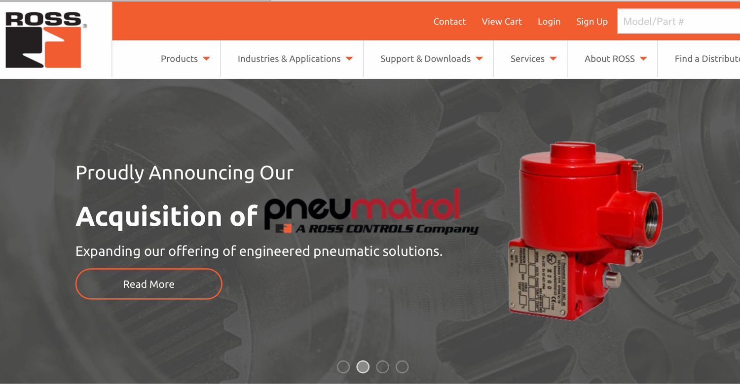 Ross acquires Pneumatro screengrab