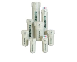 Some coalescing filters offer a pleated prefilter option, providing a combined approach that saves space and money because the prefilter and coalescing filter share a housing. Some coalescing filters offer a pleated prefilter option, providing a combined approach that saves space and money because the prefilter and coalescing filter share a housing.