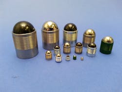 A variety of ball-style plugs. A variety of ball-style plugs.