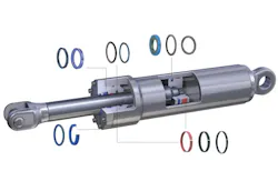 A cylinder uses a variety of sealing components and materials to maintain reliable operations. Trends including larger machines and cylinders, a push for lower costs and lower maintenance requirements, standardization with customization and use of environmentally sensitive fluids are driving the need for new materials, new manufacturing approaches and more collaboration across the fluid power industry. A cylinder uses a variety of sealing components and materials to maintain reliable operations. Trends including larger machines and cylinders, a push for lower costs and lower maintenance requirements, standardization with customization and use of environmentally sensitive fluids are driving the need for new materials, new manufacturing approaches and more collaboration across the fluid power industry.
