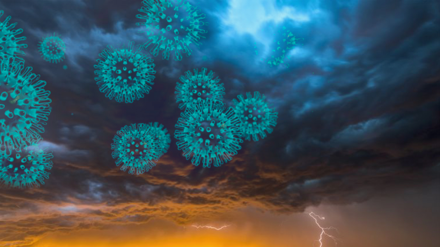 Coronavirus storm clouds