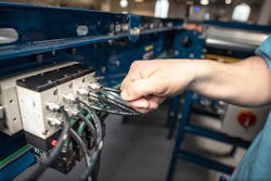 Pneumatic components are economical, and easy to repair or replace. Pneumatic components are economical, and easy to repair or replace.