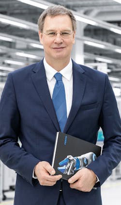Dr. Oliver Jung, chairman of the Management Board, Festo. Dr. Oliver Jung, chairman of the Management Board, Festo.