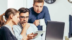 Collaborating on computer Collaborating on computer