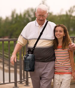 Lightweight piezo valves are well suited to portable oxygen equipment. Lightweight piezo valves are well suited to portable oxygen equipment.