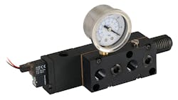 A typical single-stage pump. A typical single-stage pump.