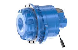 The MCR-T radial piston motor compact drive solution for track and wheel applications provides a 10% improvement in starting efficiency compared to conventional designs. The MCR-T radial piston motor compact drive solution for track and wheel applications provides a 10% improvement in starting efficiency compared to conventional designs.