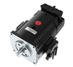 Using bearings centered around the barrel instead of a support shaft reduces the size of the Gold Cup axial piston pump and provides higher speeds and saves energy. Using bearings centered around the barrel instead of a support shaft reduces the size of the Gold Cup axial piston pump and provides higher speeds and saves energy.