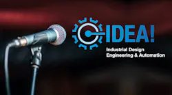 Microphone with IDEA! logo