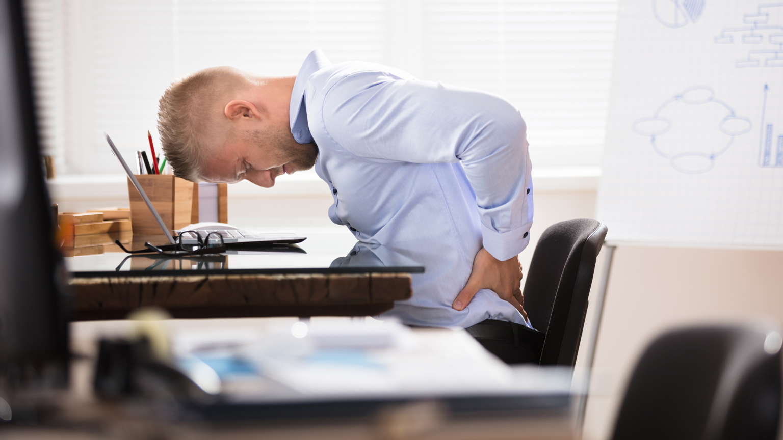 Engineer in physical pain