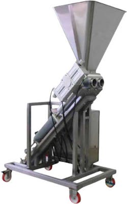 Hygienic electric actuators in this filling machine help make it accurate in dispensing product and easy to adjust in case of product changeovers. Hygienic electric actuators in this filling machine help make it accurate in dispensing product and easy to adjust in case of product changeovers.