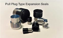 Pull plug type expansion seals