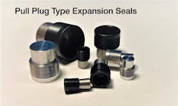 Pull plug type expansion seals Pull plug type expansion seals