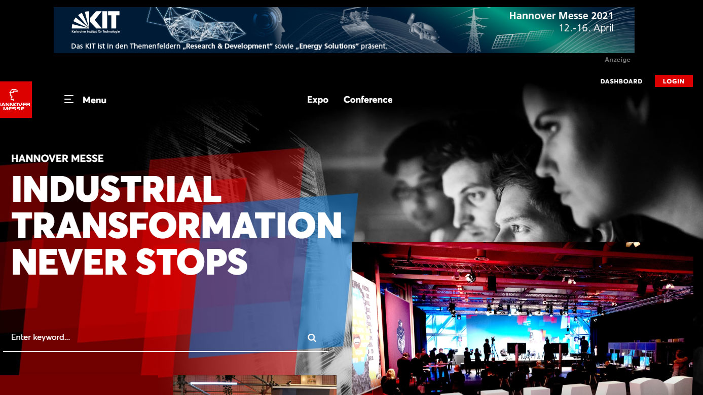 Hannover Messe website