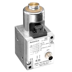 Emerson&rsquo;s AVENTICS ED05 Rail proportional control valve.