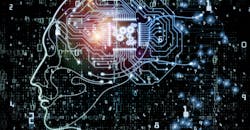 Artist's representation of an electronic brain Artist's representation of an electronic brain