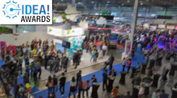 IDEA! Awards logo with show floor photo