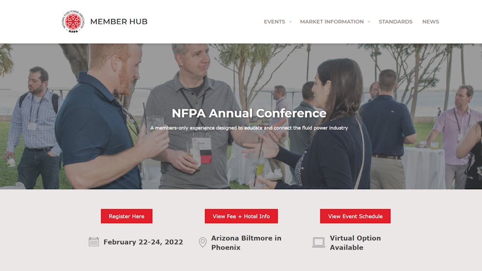 Registration Now Open for the 2022 NFPA Annual Conference Power & Motion