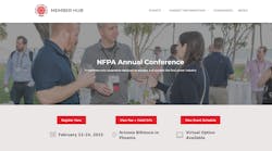 NFPA website screen grab