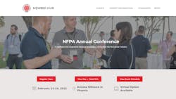 NFPA website screen grab NFPA website screen grab