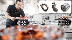 Electric motors photo collage Electric motors photo collage