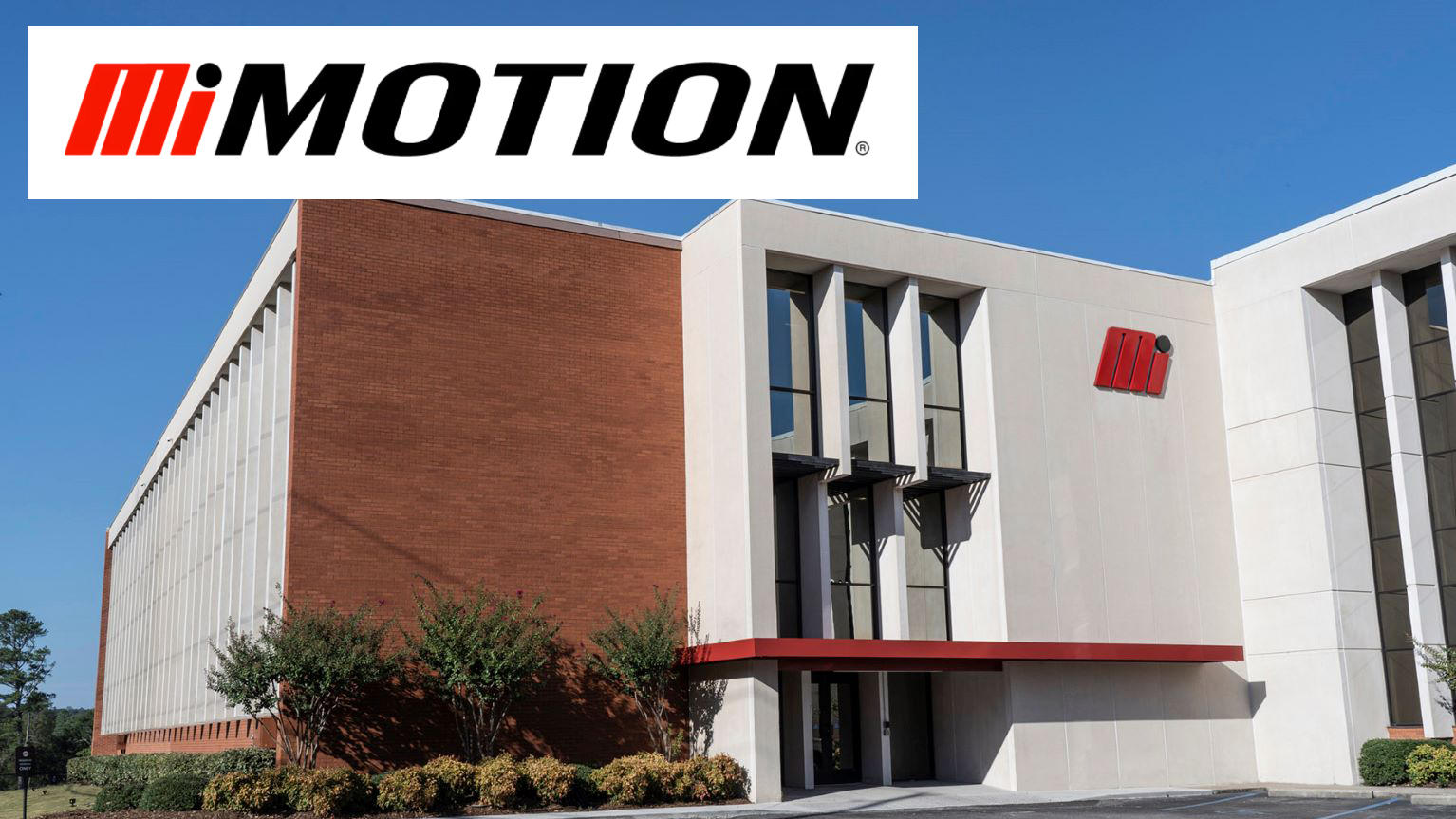 Motion headquarters, with logo superimposed