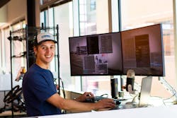 A new Raven recruit at work in the Advanced Engineering Center in Scottsdale, Ariz. A new Raven recruit at work in the Advanced Engineering Center in Scottsdale, Ariz.